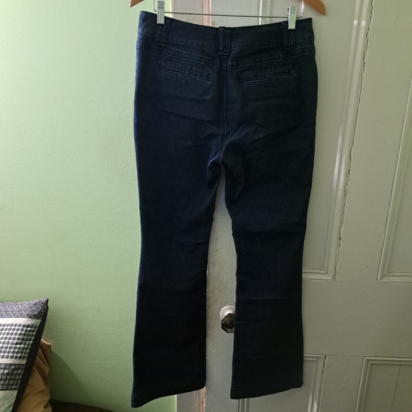 Denver Hayes Blue Flared Ankle Jeans - Picture 9 of 15